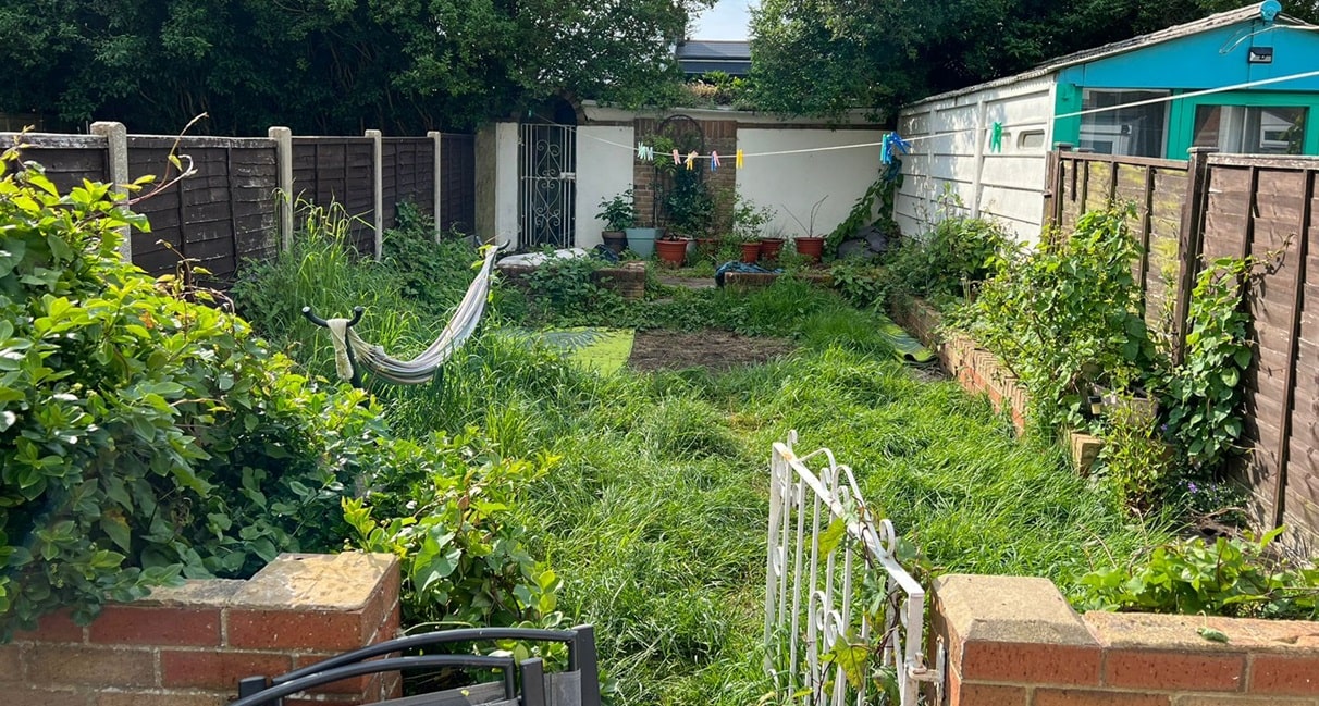 Adam Bodek Bournemouth Garden BEFORE